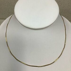 12K Gold Filled Elegant Dainty Chain Necklace
